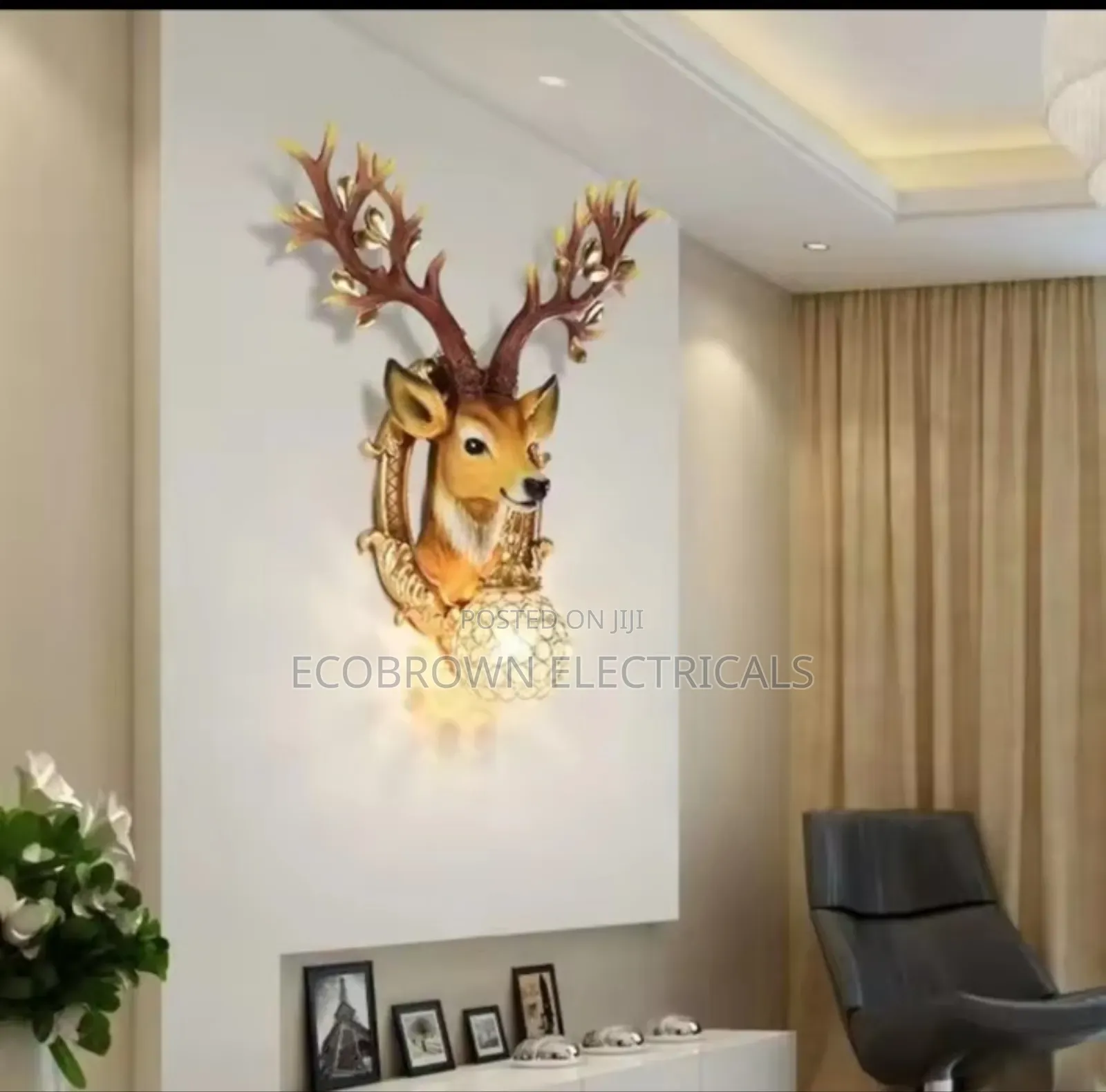 Deer Bear Wall Brackets Lamp