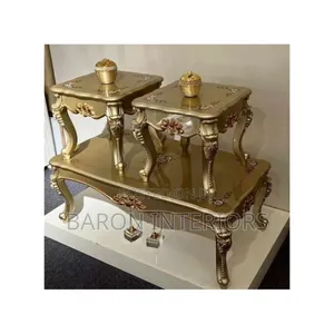 New Royal Centre Table With 2 Side Stool