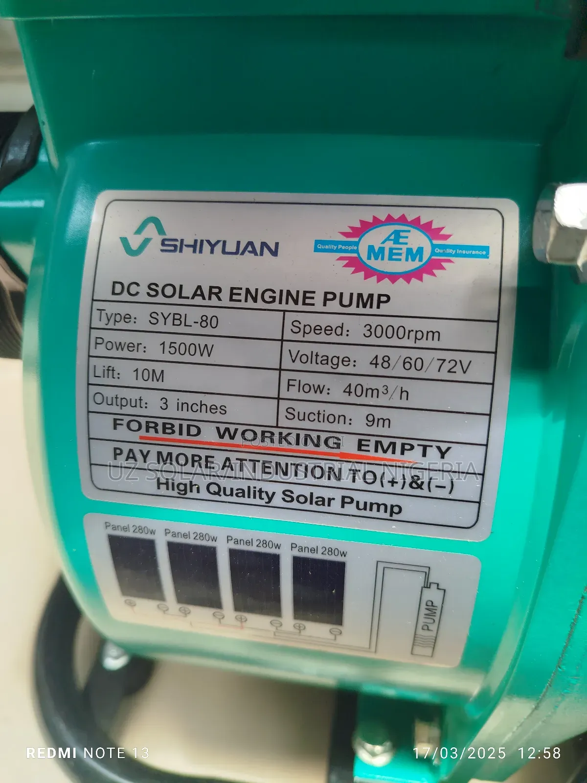 2hp Ae Men Surface Dc Pump
