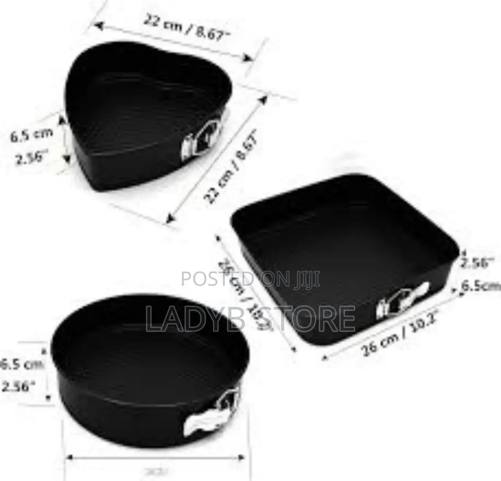 3set Cake Pan / Cake Baking Pan