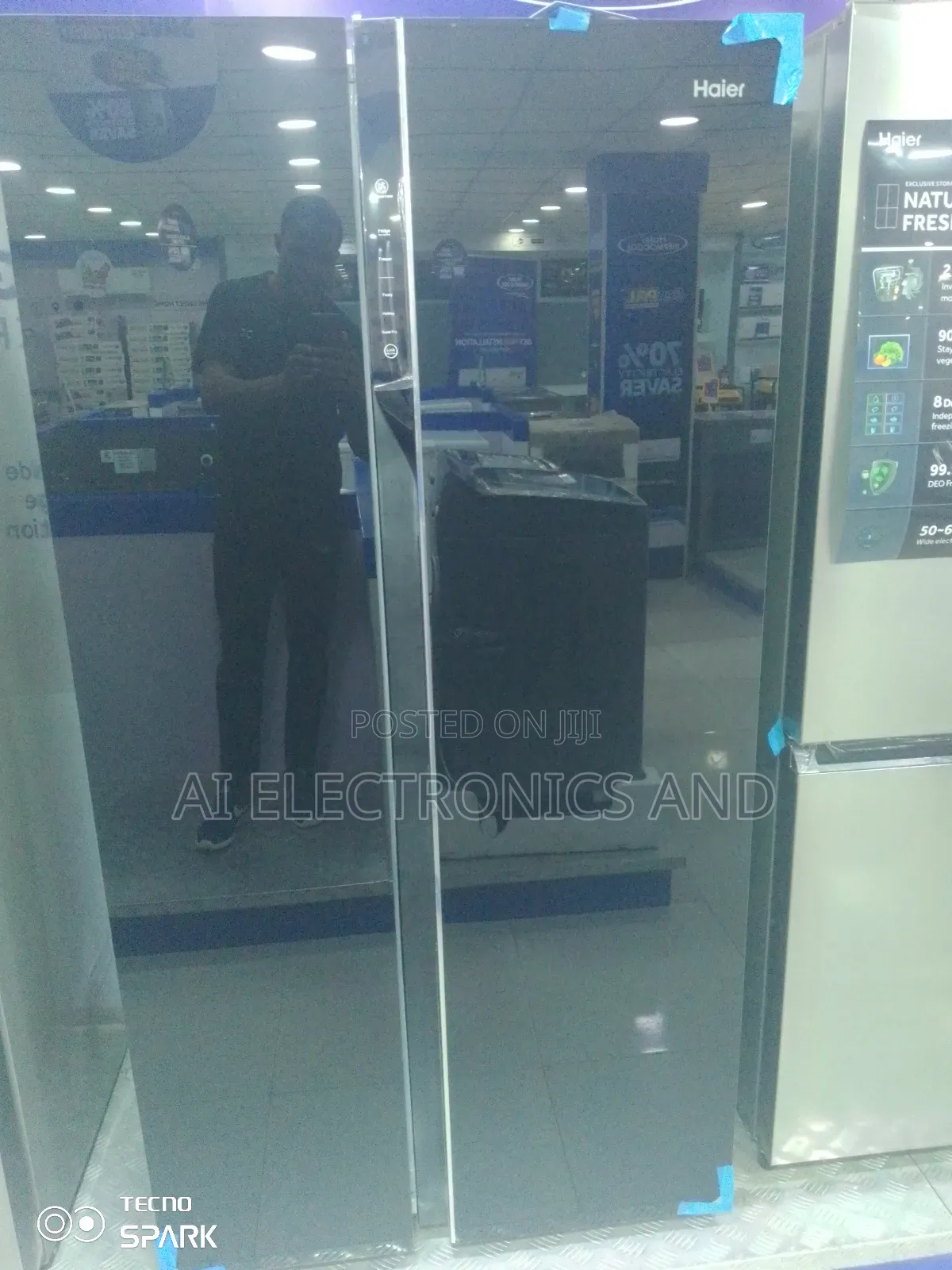 Thermocool Side by Side Fridge Mirror Face.