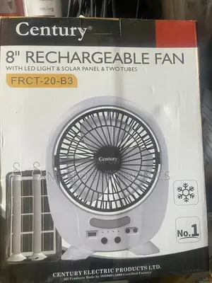 8 Inches Rechargeable Solar Fan