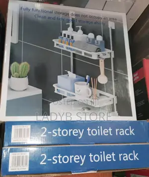 2layer Toilet Rack