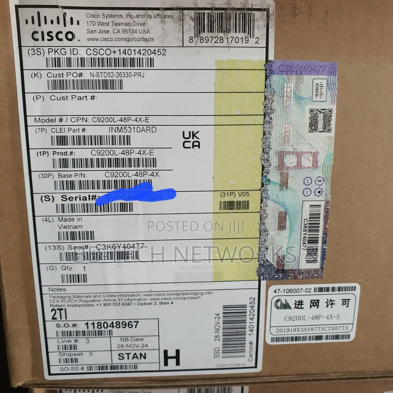 Cisco Catalyst C9200l-48p-4x-E
