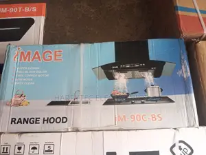 Image Range Hood Extractor 90 Cm Black With 2 Years Warranty