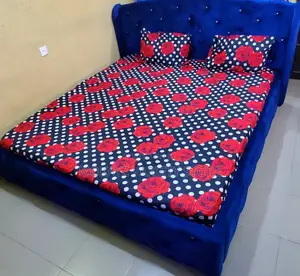 Rose Flowery Red Polka Dot Bedsheet (6by6
