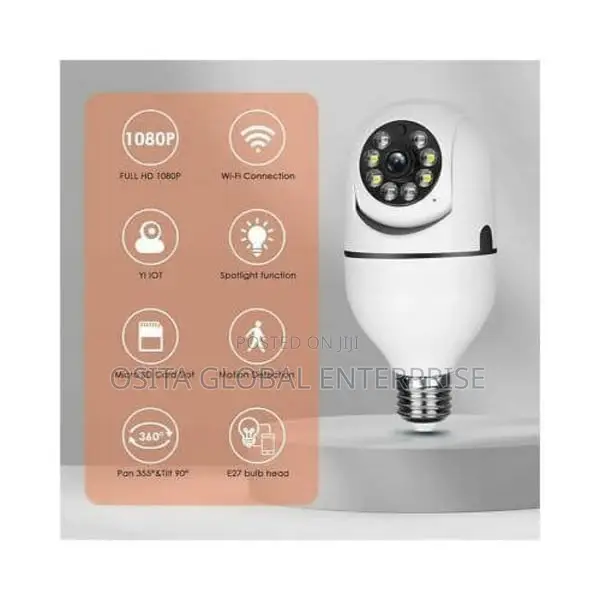 360° Rotational Bulb Camera