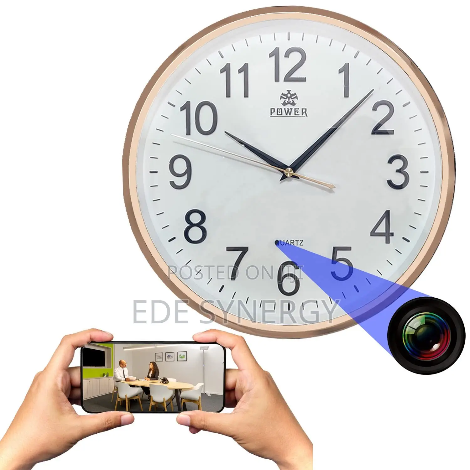 Smart Clock With Spy Camera and Mobile App