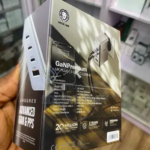 100w Pd Gan Premium 3 Usb-C Uk Plug Adapter.