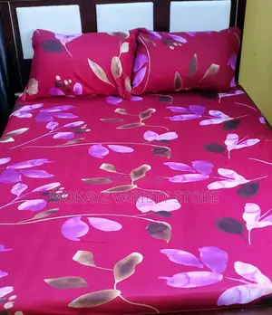 Multicolored Leafy Wine Bedsheet (6by6)