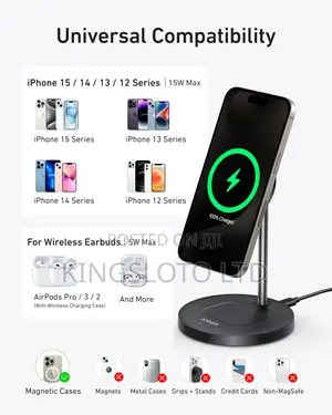 Magnetic Wireless Charger Fast Magsafe Compatible