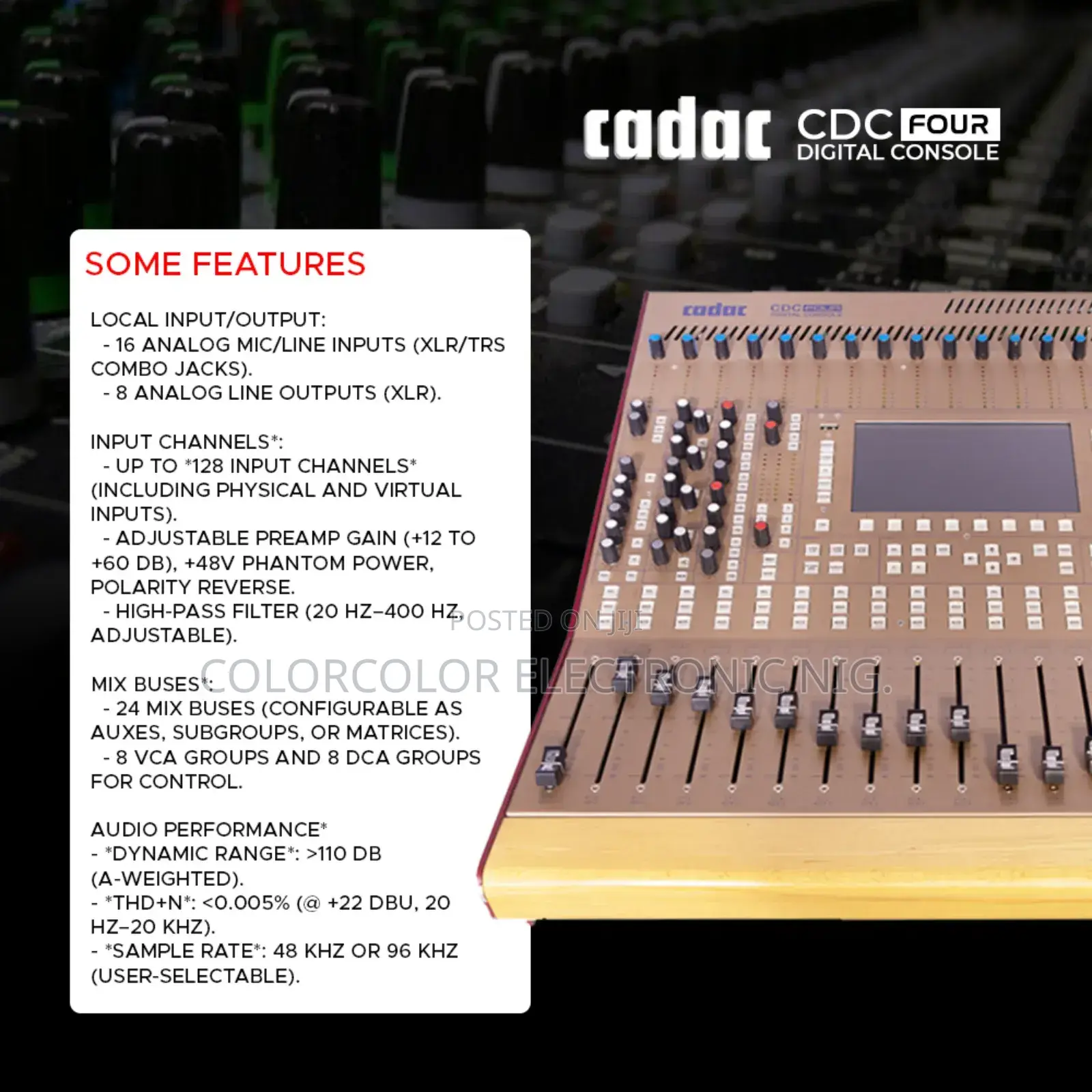 Cadac Mixer Digital Console
