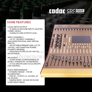 Cadac Mixer Digital Console