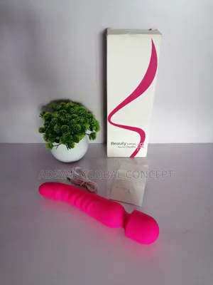 2 in 1 Magic Wand Heated Women Vibrator Clitoris Stimulator