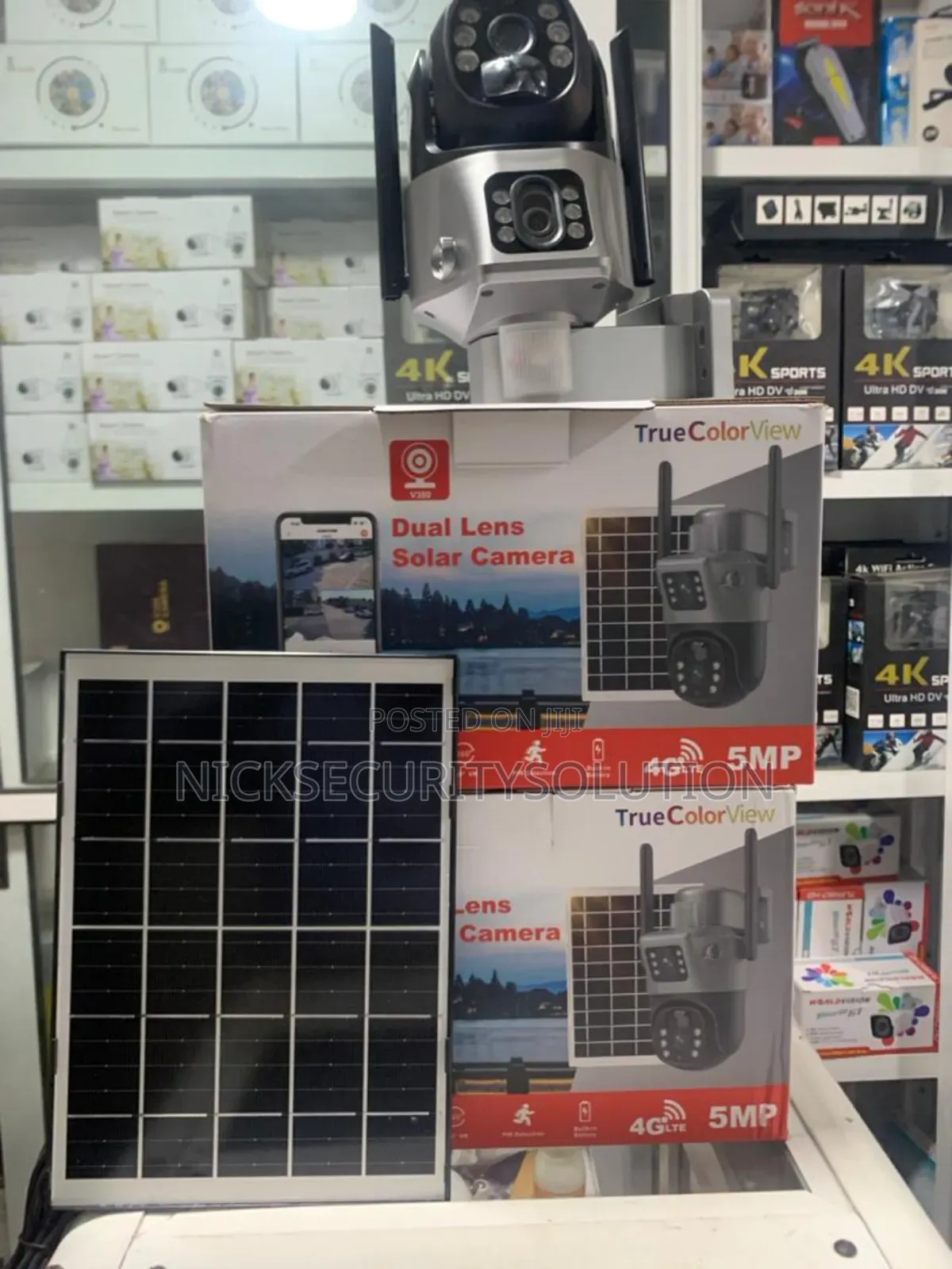 5mp Dual Lens PTZ Solar Camera