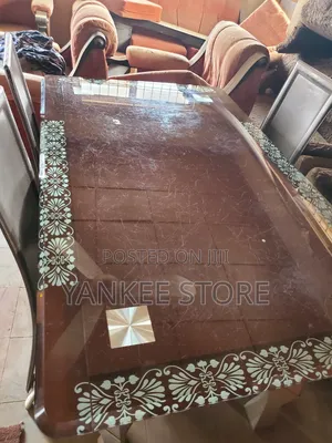Glass Dinning With 4 Chairs