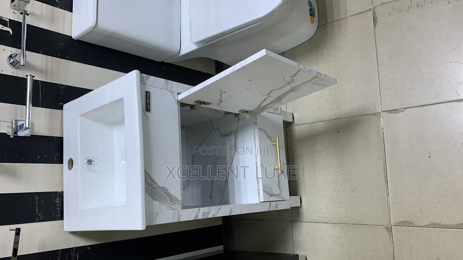 40cm Karara White Cabinet