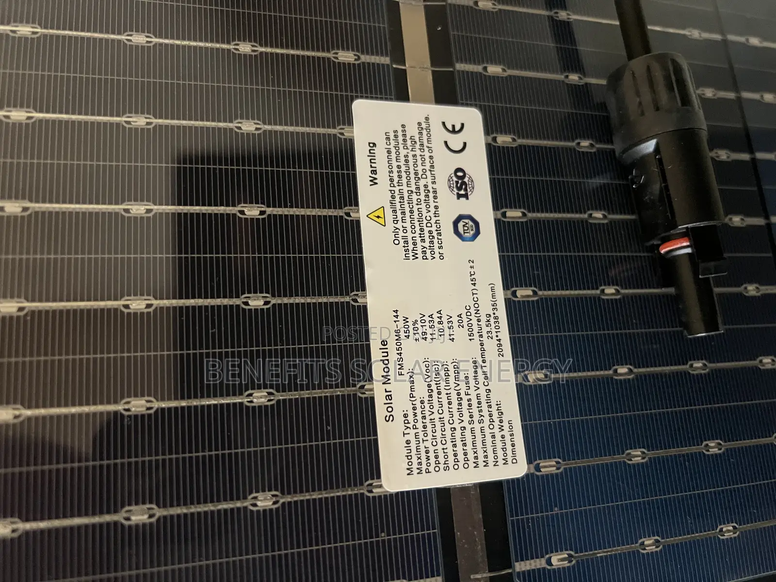 450w Bificial Solar Panels