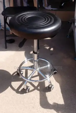 Swivel Potable Spa/Saloon Stool With Backrest