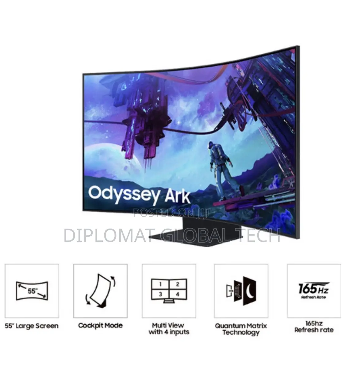 Samsung 55" Odyssey Ark 2nd Gen Curved Gaming Monitor