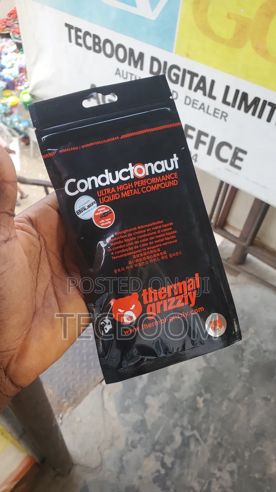 Thermal Paste Pad Thermal Grizzly Mx 4 - Liquid Metal - Ps5