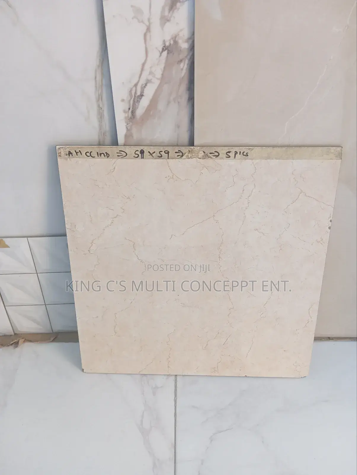60x60 Cream Colour Spanish Tiles