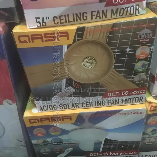Qasa Ac/Dc Solar Ceiling Fan Motor in Ojo - Solar Energy, Collins Solar ...