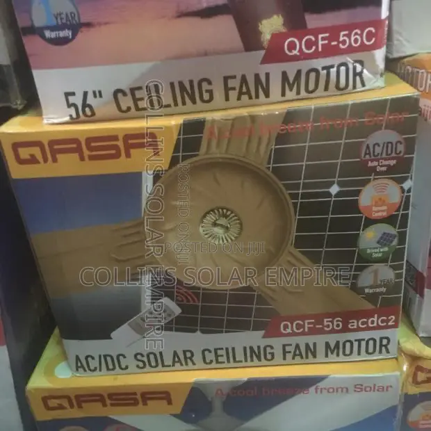 Qasa Ac/Dc Solar Ceiling Fan Motor in Ojo - Solar Energy, Collins Solar ...