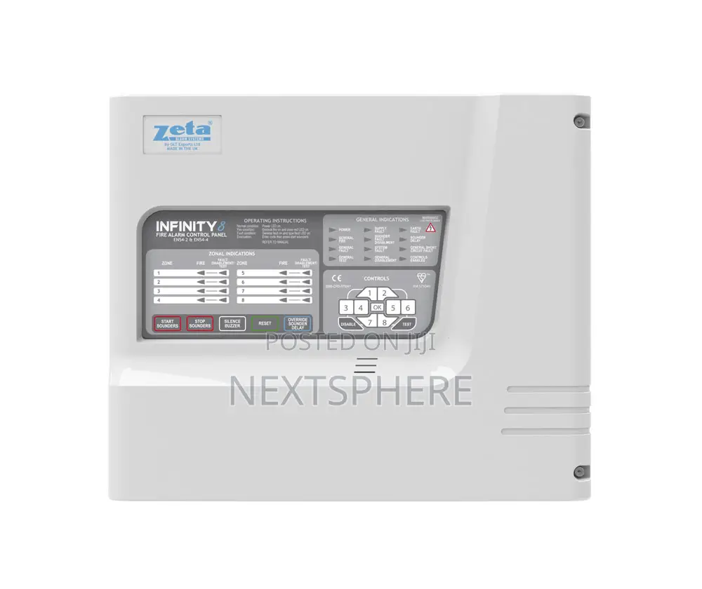 Zeta Conventional Fire Alarm Panel 4 Zones