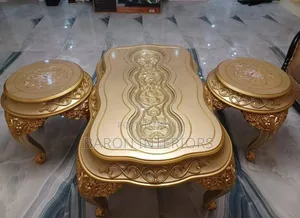 Royal Center Table With 2 Side Table