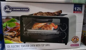 Masterchef(Crown Star) 12l Electric Oven With Top Grill.