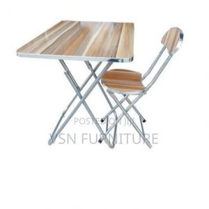 Home and Office Adjustable Wooden Table and Chair in Ikeja - Furniture ...