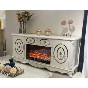 Electric Television Stand With Fireplace