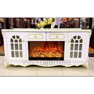 Royal Television Stand With Fireplace