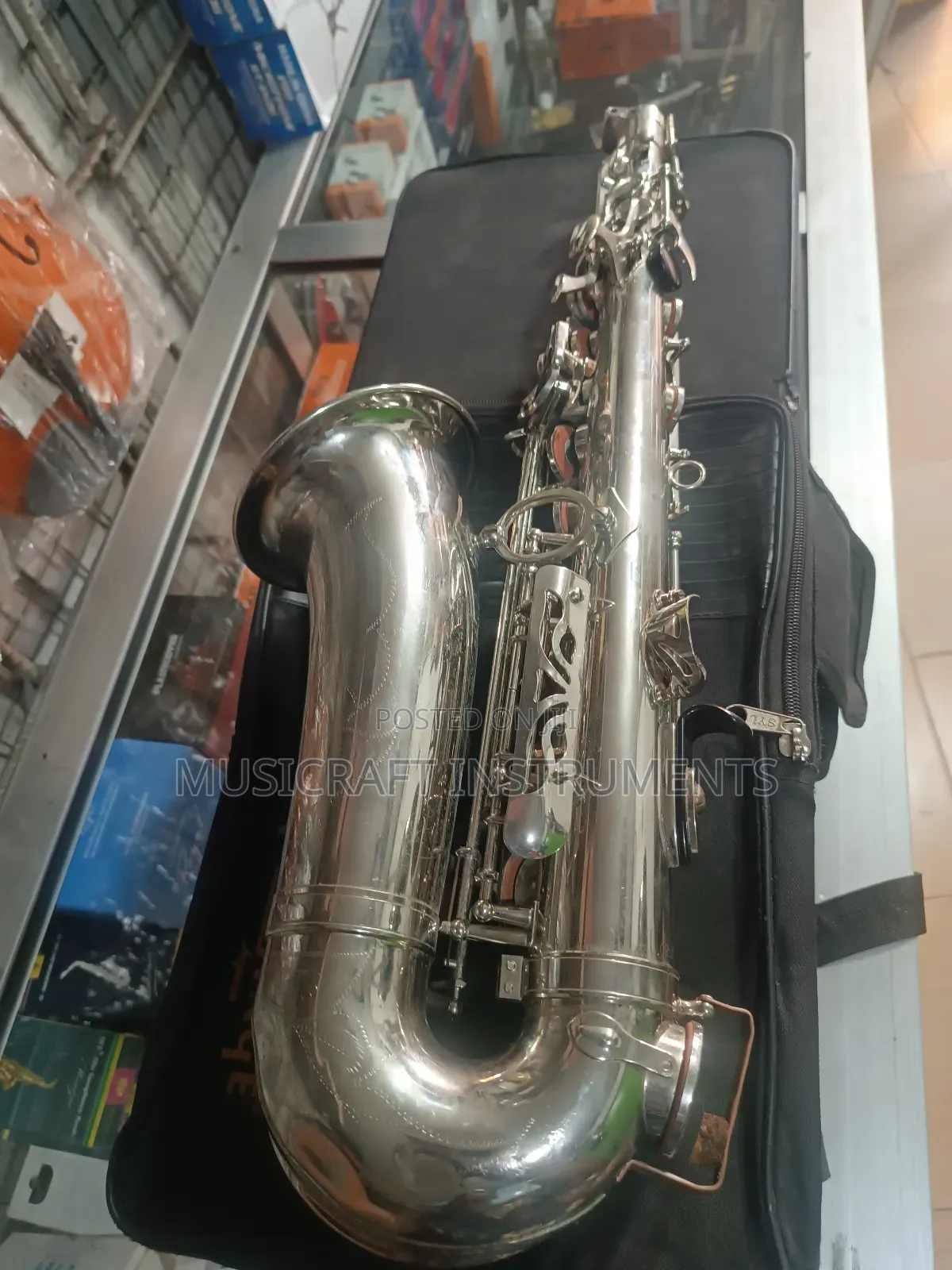 Tokunbo Prostage Silver Saxophone