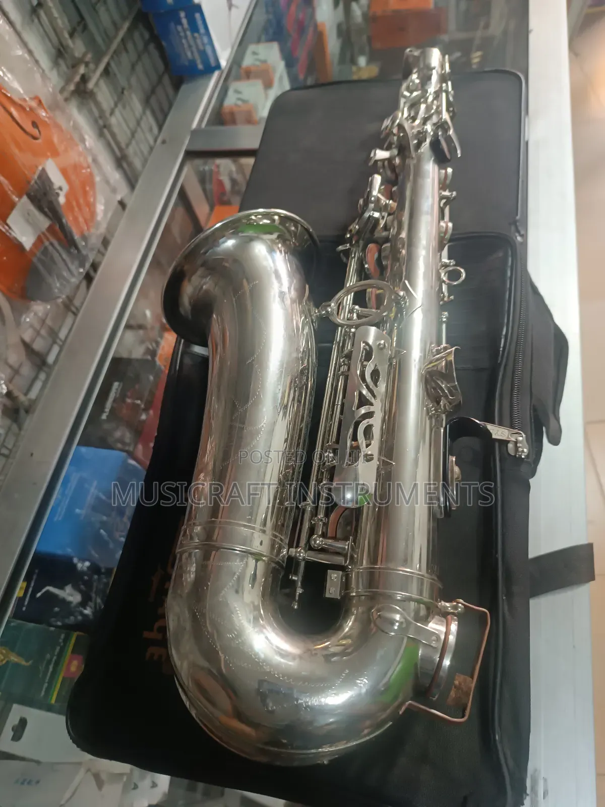 Tokunbo Prostage Silver Saxophone