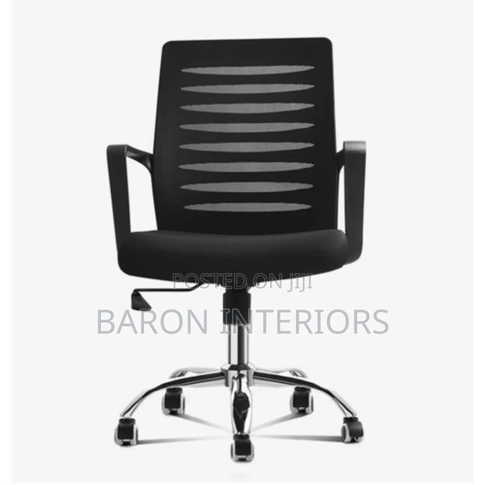 Ergonomic Relaxing Part Black Mesh