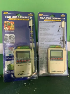 Multi Stem Thermometer With External Sensing Probe