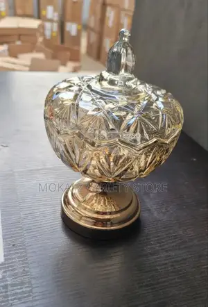 Multipurpose Crystal Glass Jar Decoration