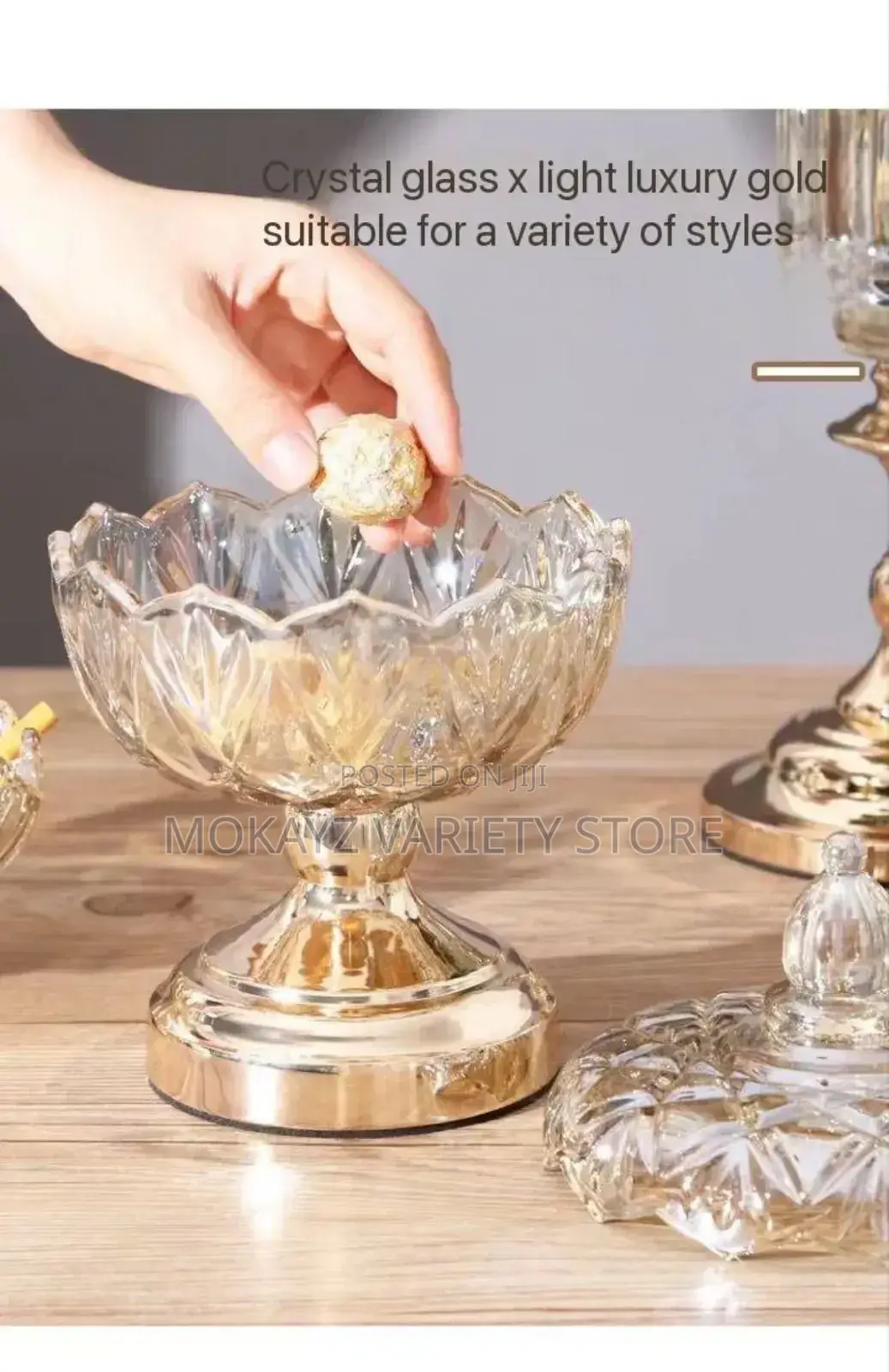 Multipurpose Crystal Glass Jar Decoration