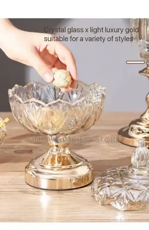 Multipurpose Crystal Glass Jar Decoration