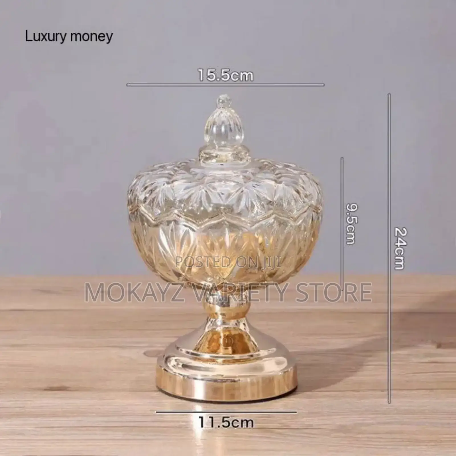 Multipurpose Crystal Glass Jar Decoration