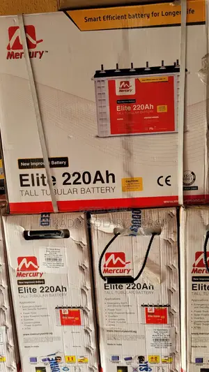 Mercury Elite 220ah Tall Tubular Battery