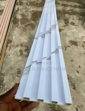 Marble White 3d Design Wall Mount Fluted Panel