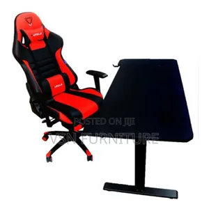 Electric Adjustable Desk 1.4 Meter With Furgle Gaming Chair