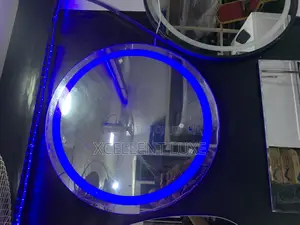 Round Led Mirror With 3 Lights