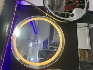 Round Led Mirror With 3 Lights