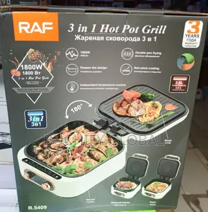 Raf Hot Pot Grill 3 in 1
