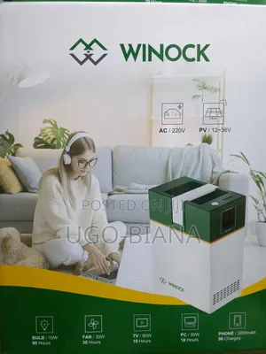 Winock 1kwh Solar Power Kit With Lithium Battery