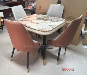Foreign Marble Top Dining by 4